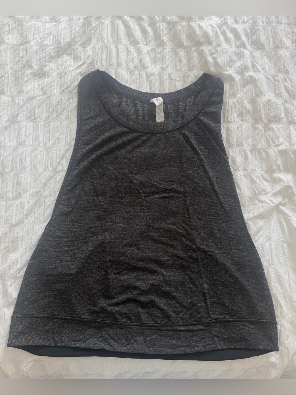 Lululemon Sleeveless Dark Gray Workout Tank